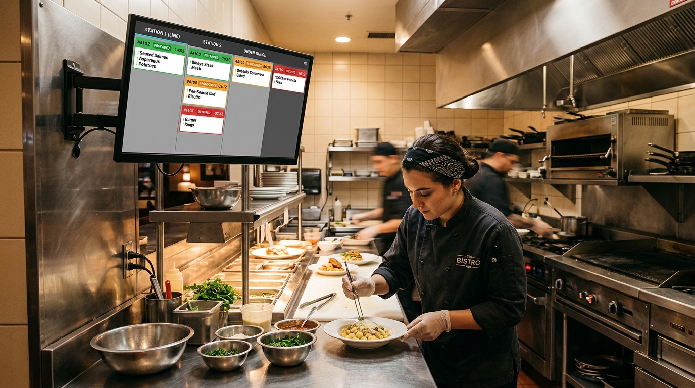 Kitchen Display System in action