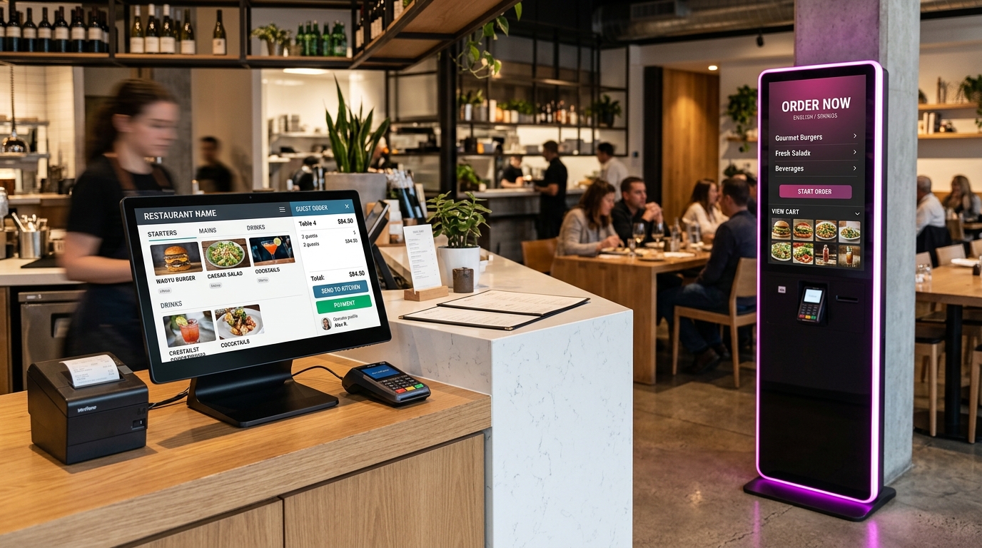 Smart Point of Sale Terminal and Self-Order Kiosk